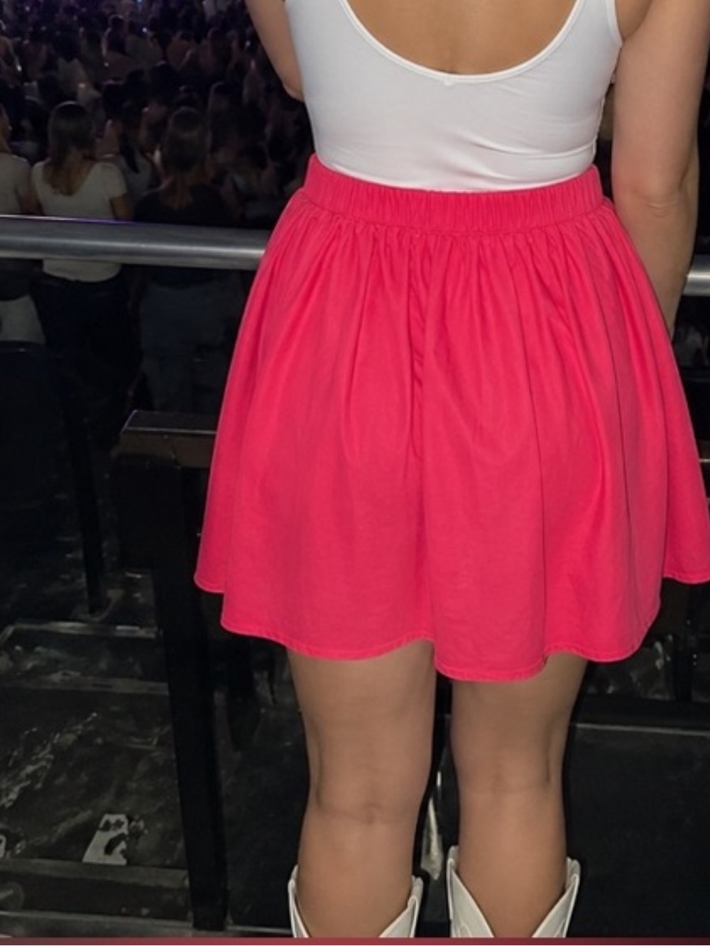 Free People Vibrant Red Mini Skirt - Picture 2 of 9